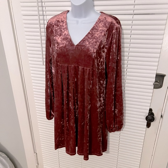 SHEIN Dresses Pink Velvet Dress Alexis Rose A Little Bit Alexis